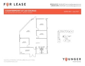 8101 Ridgepoint Dr, Irving, TX à louer Plan d’étage– Image 1 sur 1