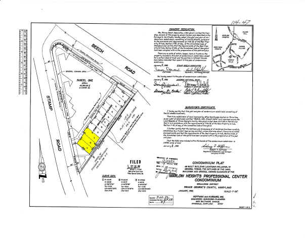 4700 Stamp Rd, Marlow Heights, MD à louer - Plan cadastral – Image 2 sur 94