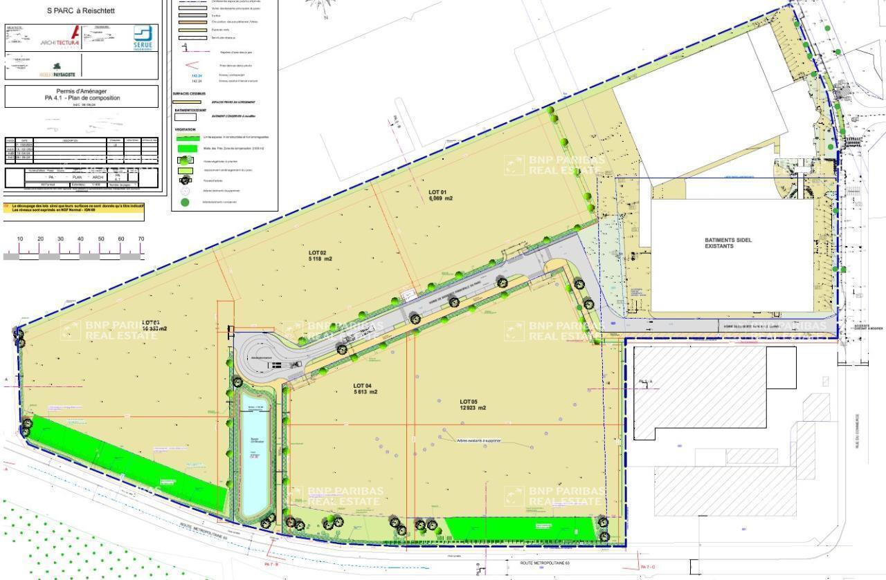 Rue Du Commerce, Reichstett à vendre Plan de site– Image 1 sur 2