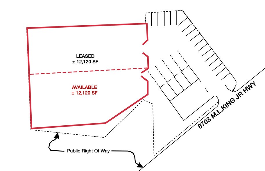 8703 Martin Luther King Jr Hwy, Lanham, MD à louer - Photo de l’immeuble – Image 2 sur 2