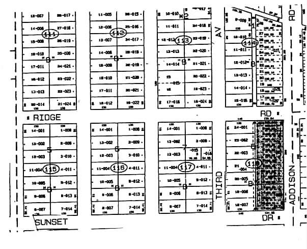 600-658 N Addison Rd, Villa Park, IL à louer Plan cadastral– Image 1 sur 2