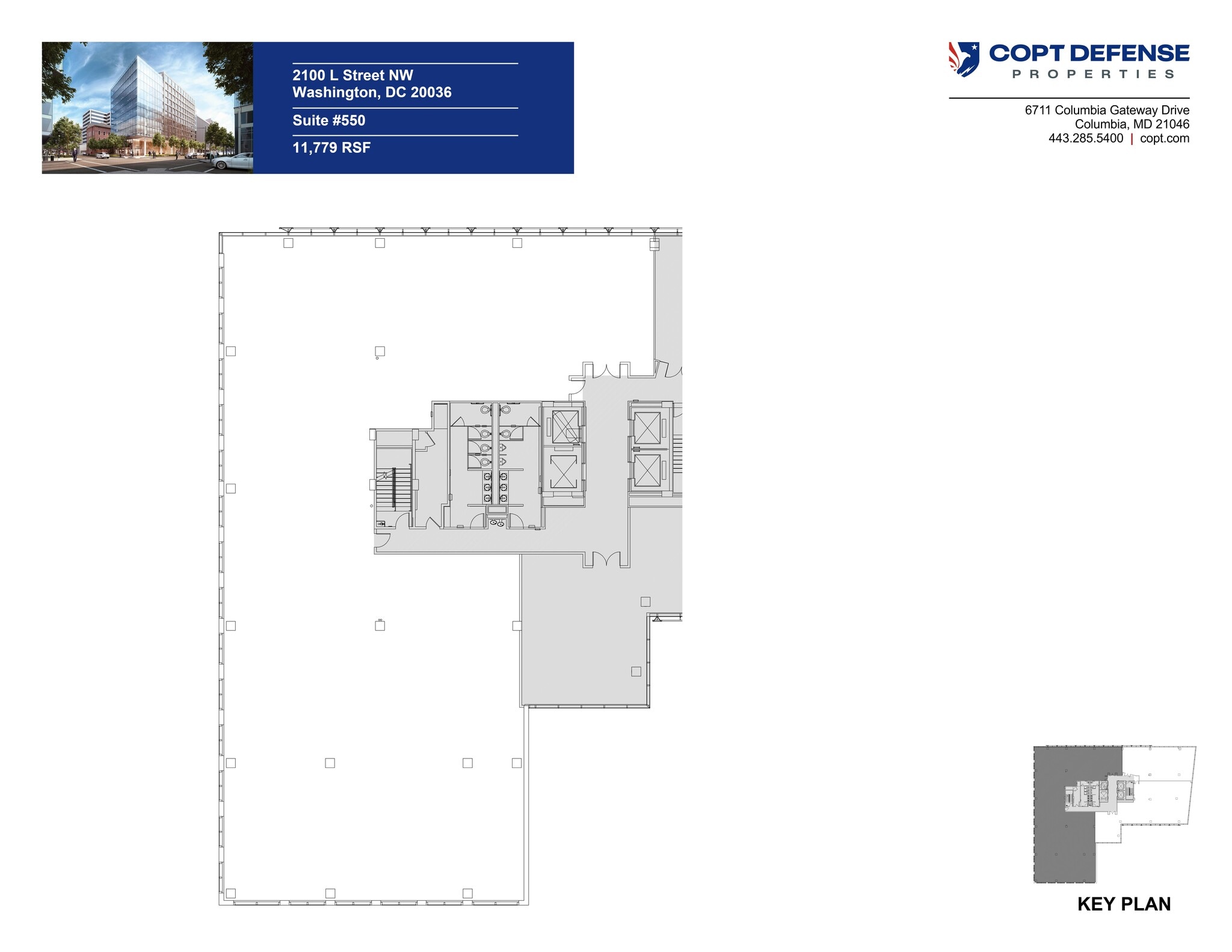 2100 L St NW, Washington, DC à louer Plan de site– Image 1 sur 6