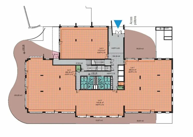 Bureau dans Valbonne à louer - Plan d’étage – Image 3 sur 3