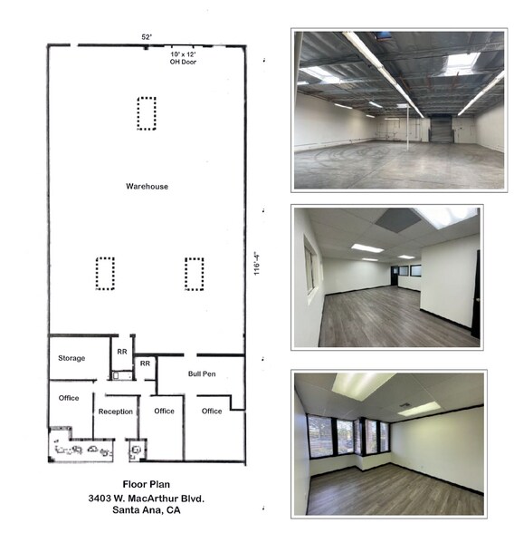 3401-3419 W MacArthur Blvd, Santa Ana, CA à louer - Plan d’étage – Image 3 sur 11