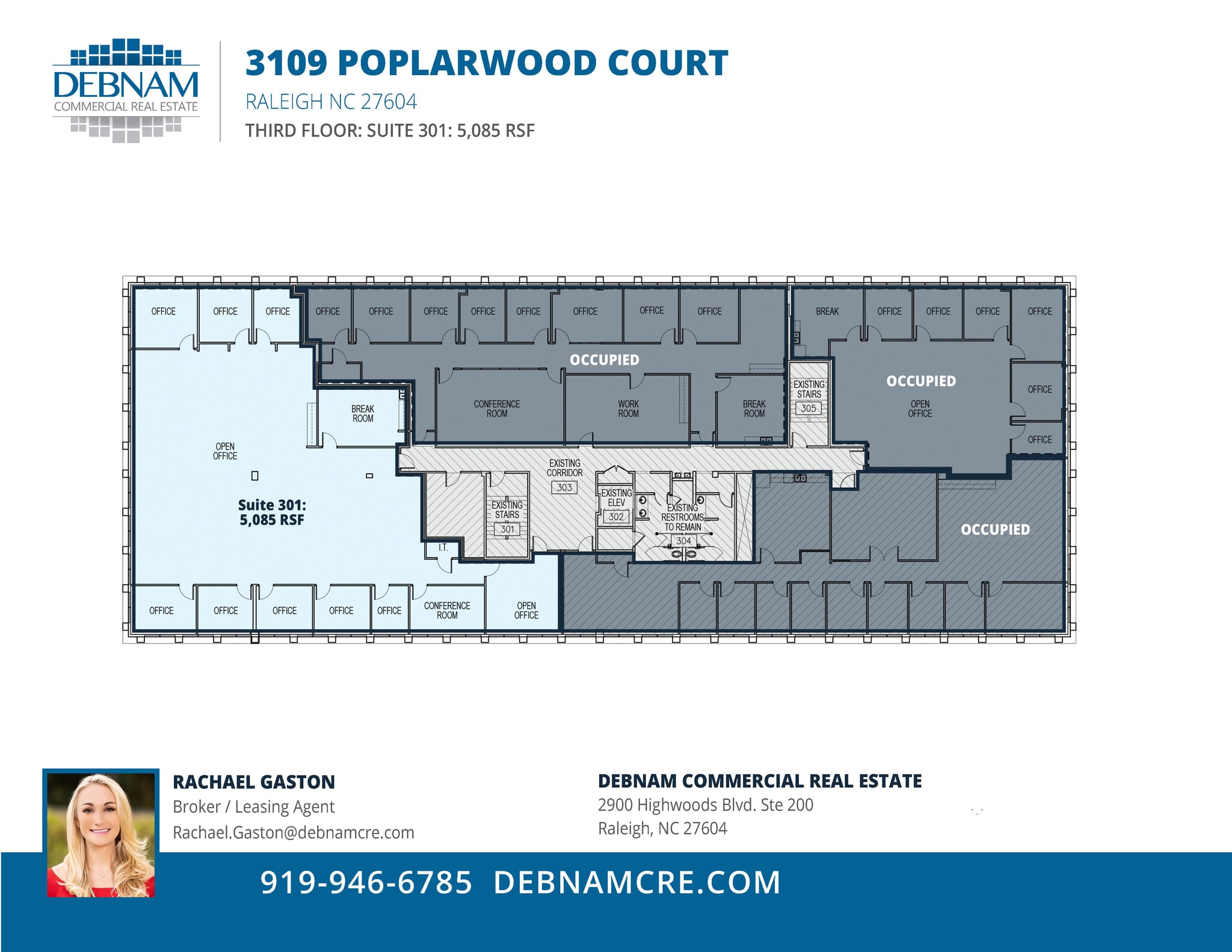 3109 Poplarwood Ct, Raleigh, NC à louer Plan d’étage– Image 1 sur 1