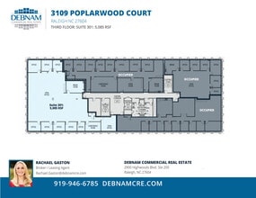 3109 Poplarwood Ct, Raleigh, NC à louer Plan d’étage– Image 1 sur 1