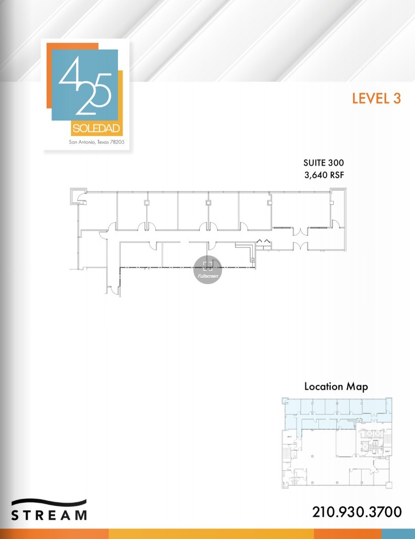 425 Soledad St, San Antonio, TX à louer Plan d’étage– Image 1 sur 1