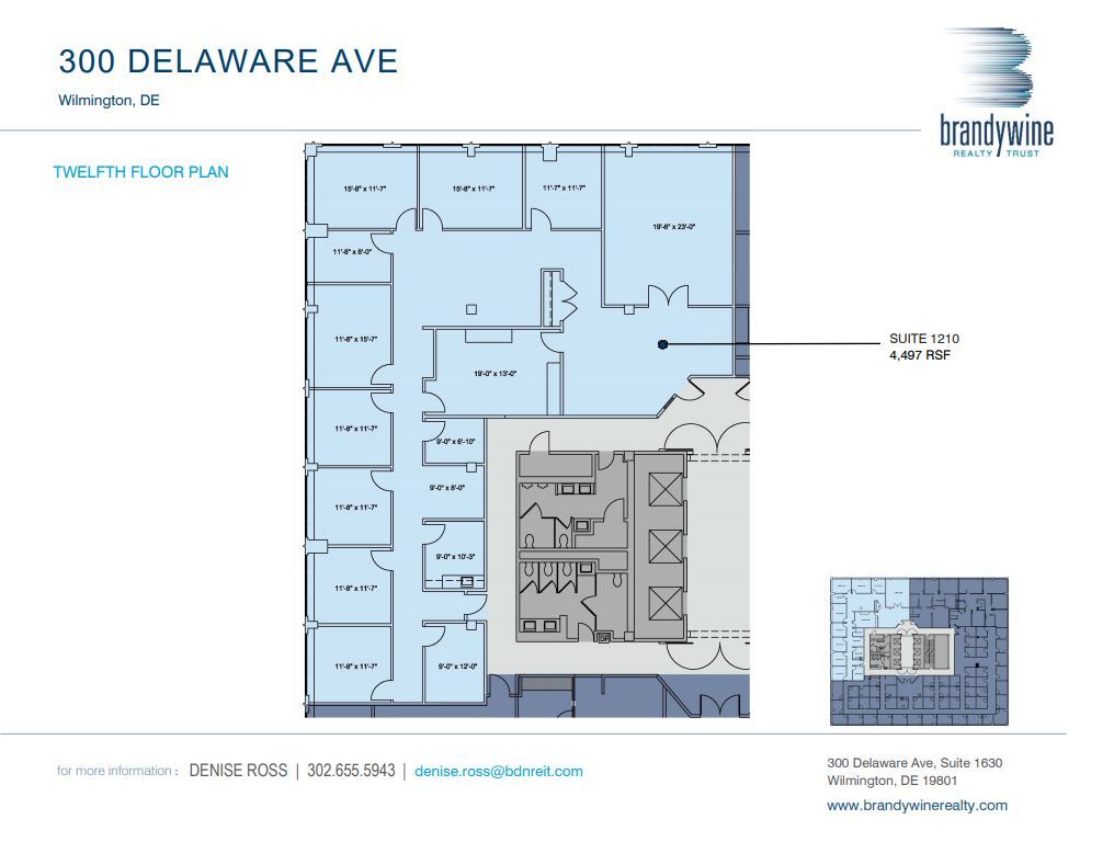 300 Delaware Ave, Wilmington, DE à louer Plan d’étage– Image 1 sur 1