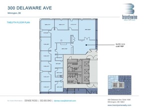300 Delaware Ave, Wilmington, DE à louer Plan d’étage– Image 1 sur 1