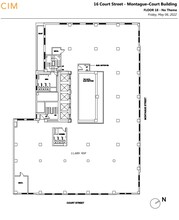 16 Court St, Brooklyn, NY à louer Plan d’étage– Image 1 sur 1