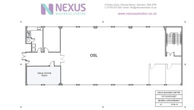 6 Darby Clos, Swindon à louer Plan d’étage– Image 2 sur 4