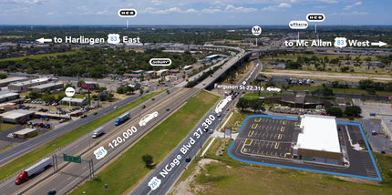 2101 N Cage Blvd, Pharr, TX - VUE AÉRIENNE  vue de carte - Image1