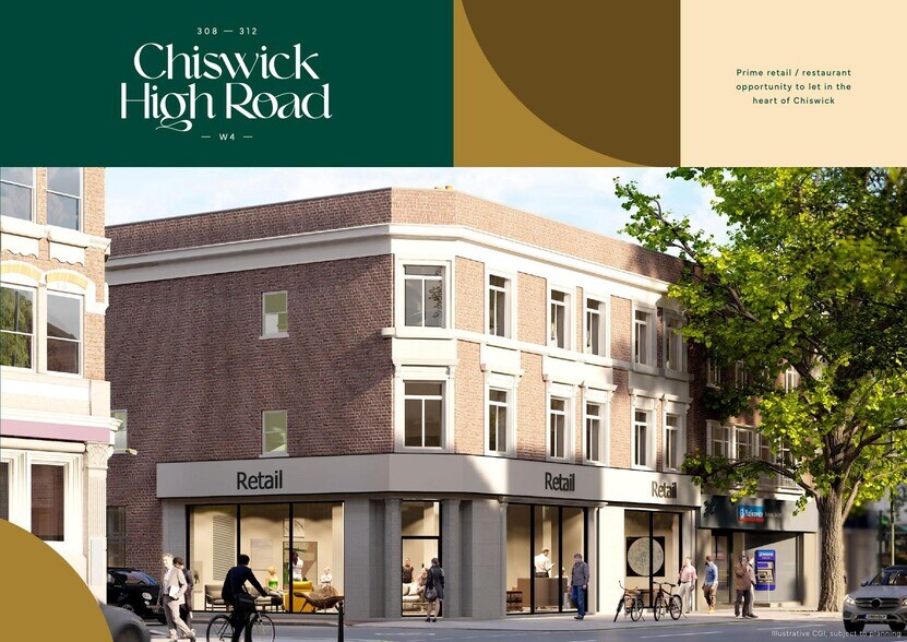 308-312 Chiswick High Rd, Londres à louer - Plan d’étage – Image 2 sur 4