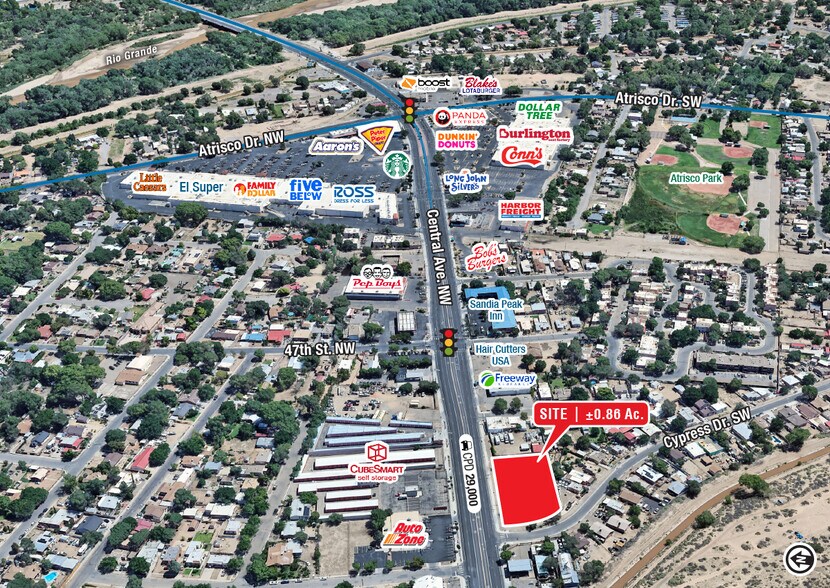 4904 Central Ave SW, Albuquerque, NM à vendre - Photo de l’immeuble – Image 2 sur 3