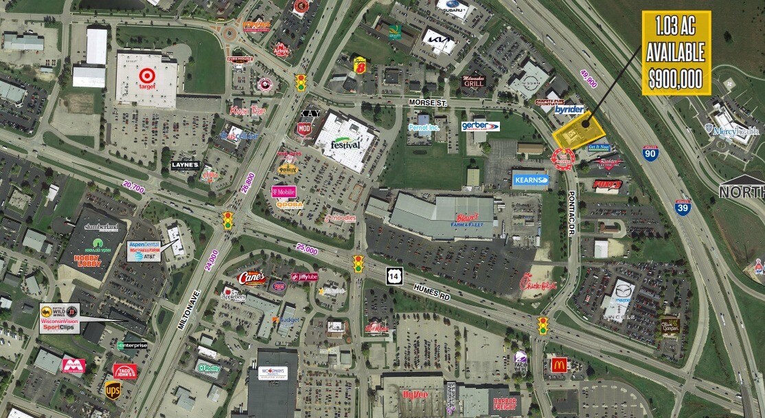 3300 N Pontiac Dr, Janesville, WI à louer Photo de l’immeuble– Image 1 sur 2