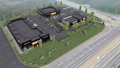 Broadmoor Blvd & Shivam Blvd, Sherwood Park, AB - Vue aérienne vue de carte - Image1