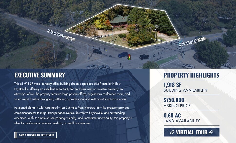 2405 N Old Wire Rd, Fayetteville, AR à vendre - Photo de l’immeuble – Image 2 sur 7