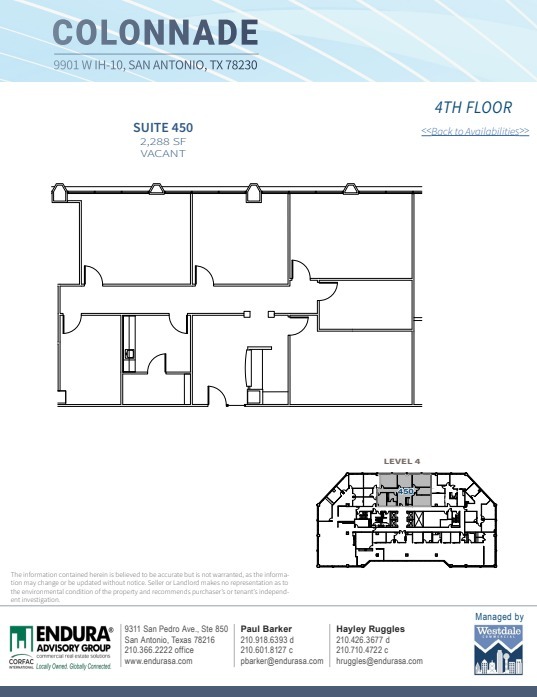 9901 W IH-10, San Antonio, TX à louer Plan d’étage– Image 1 sur 1