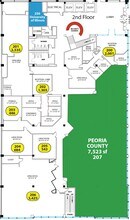 211 Fulton St, Peoria, IL à louer Plan de site– Image 1 sur 1