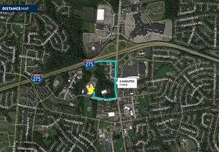 1330 Kemper Meadow Dr, Cincinnati, OH - VUE AÉRIENNE vue de carte - Image1