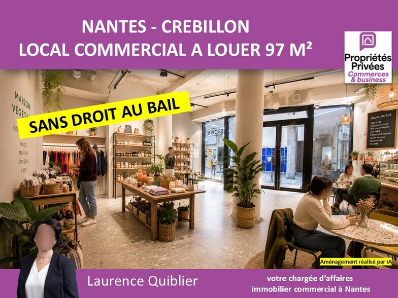 Local commercial dans Nantes à louer - Photo de l’immeuble – Image 1 sur 10
