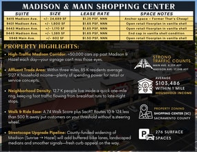 9407-9417 Madison Ave, Orangevale, CA à louer Photo intérieure– Image 2 sur 2