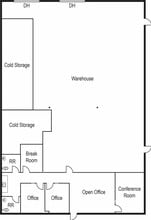4935 Mercury St, San Diego, CA à louer Plan d’étage– Image 1 sur 1
