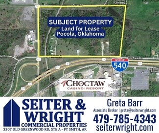 Plus de détails pour 3500 Race Track Rd, Pocola, OK - Terrain à louer