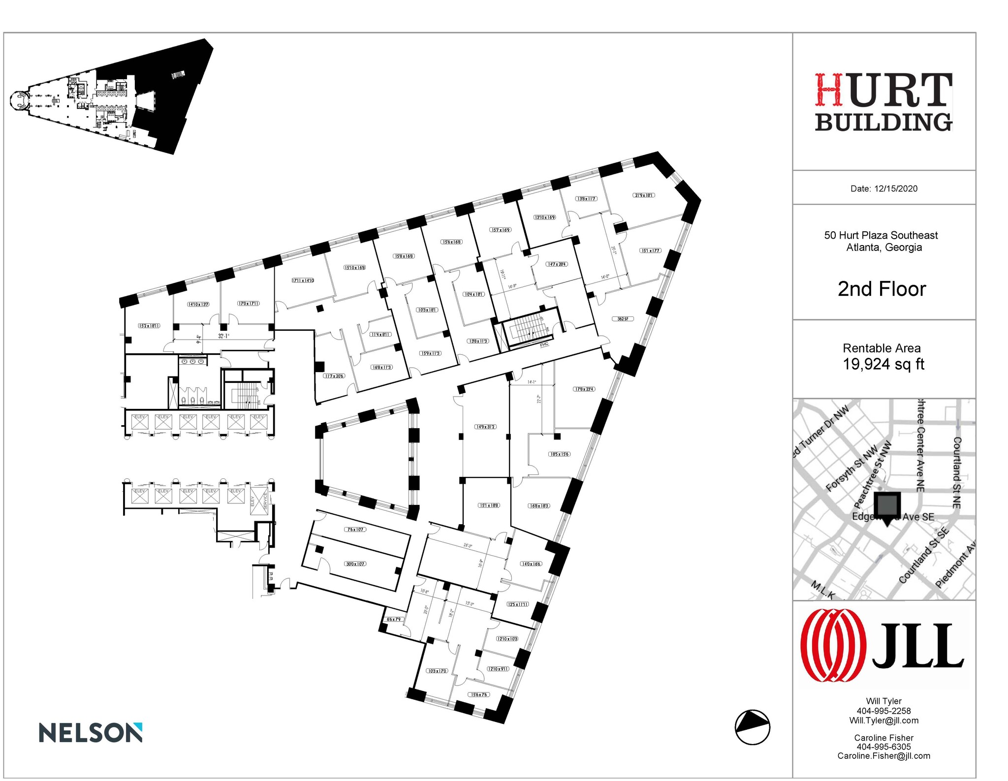 50 Hurt Plz SE, Atlanta, GA à louer Plan d’étage– Image 1 sur 1