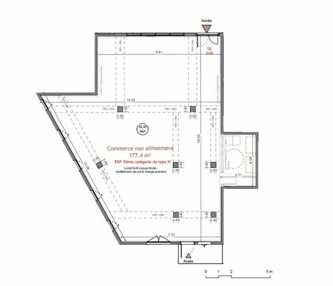 Local commercial dans Caen à vendre - Plan d’étage – Image 2 sur 2