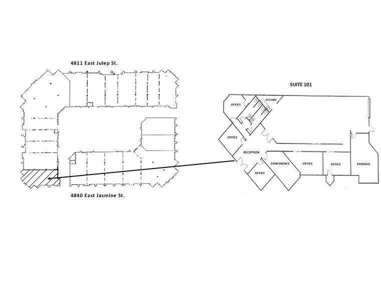 4811 E Julep St, Mesa, AZ à louer - Plan de site – Image 2 sur 3