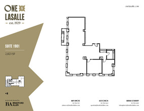 1 N La Salle St, Chicago, IL à louer Plan d’étage– Image 1 sur 2