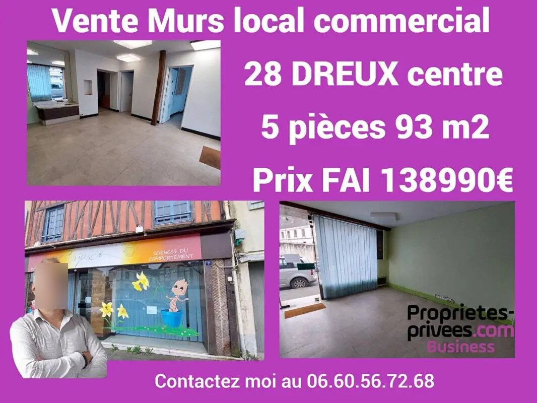 Local commercial dans Dreux à vendre Photo de l’immeuble– Image 1 sur 11