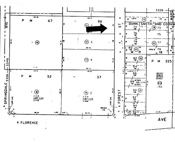 10701-10719 Forest St, Santa Fe Springs, CA à louer - Plan cadastral – Image 3 sur 4