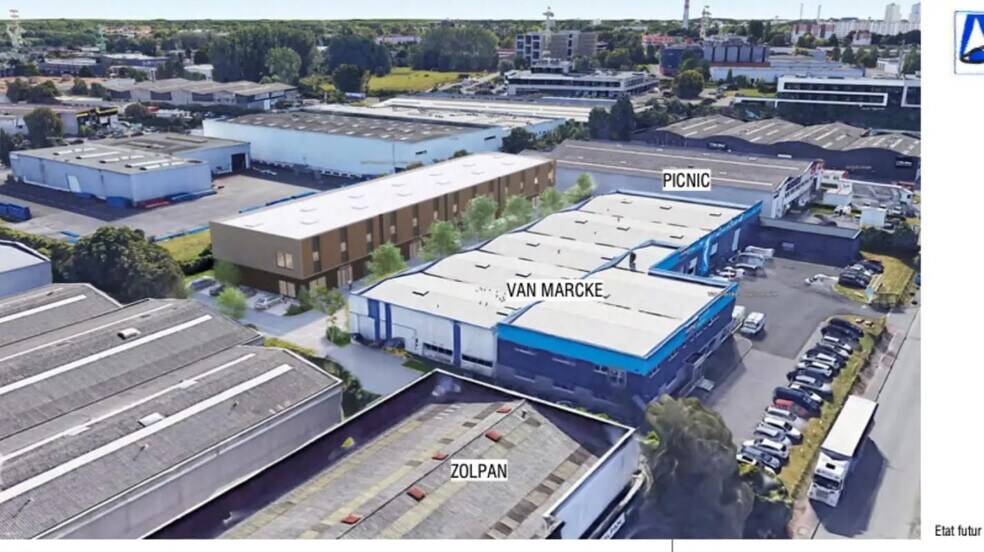 Industriel/Logistique dans Wasquehal à louer - Aérien – Image 2 sur 5