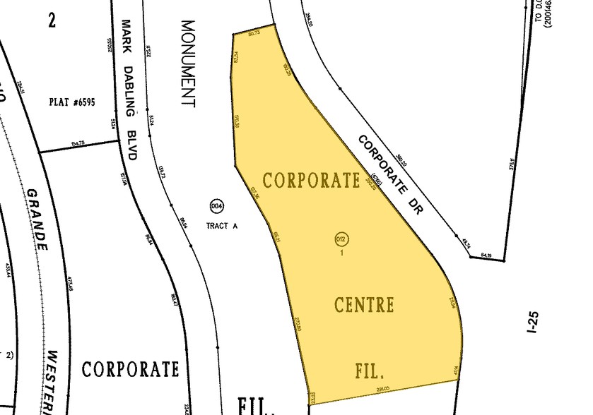 6760 Corporate Dr, Colorado Springs, CO à louer - Plan cadastral – Image 2 sur 10