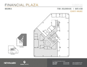 7730 E Belleview Ave, Greenwood Village, CO à louer Plan d’étage– Image 1 sur 2