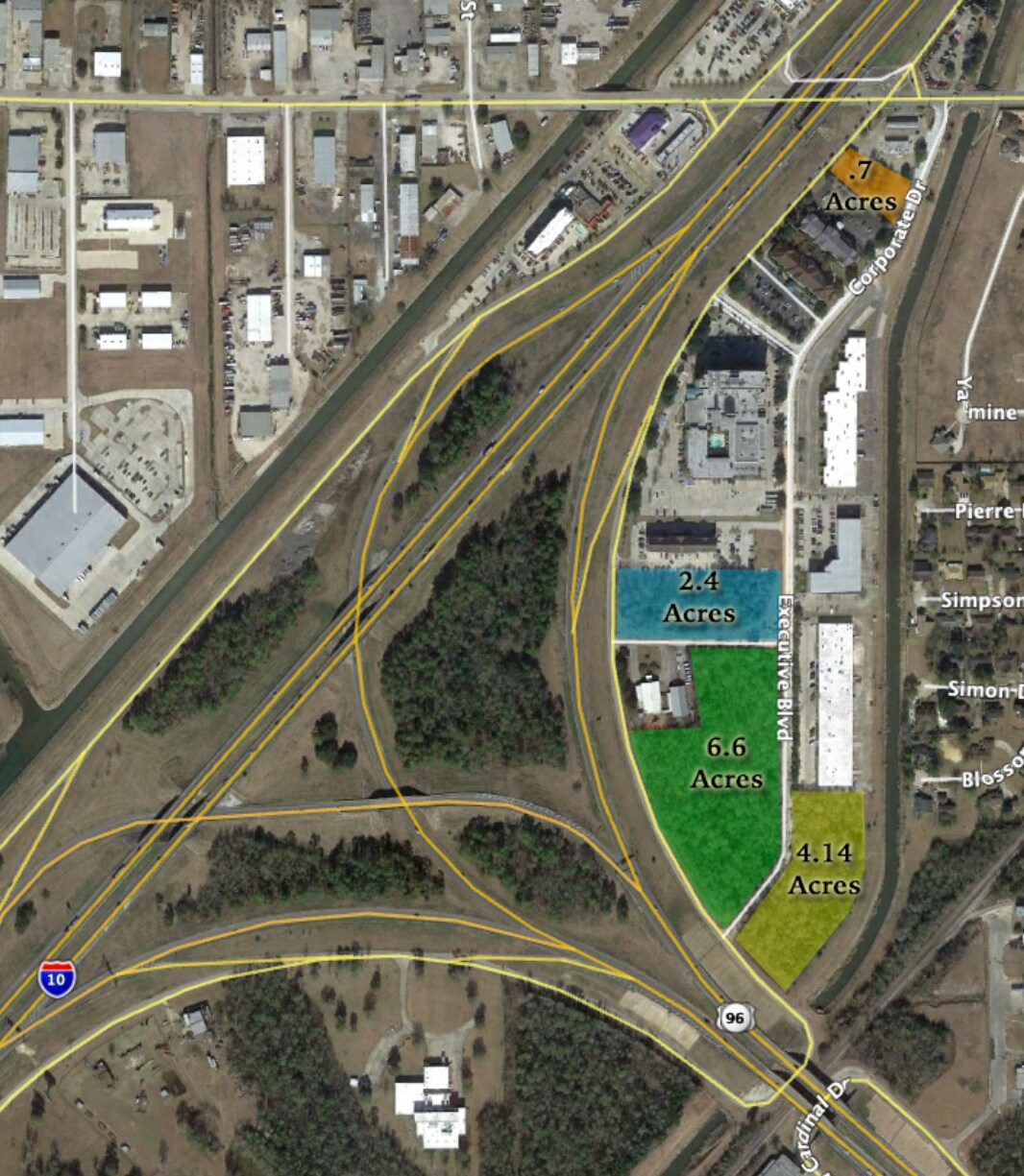 IH-10, Beaumont, TX à vendre Aérien– Image 1 sur 2