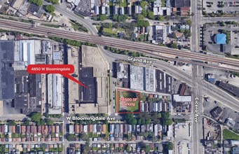 4850 W Bloomingdale Ave, Chicago, IL - VUE AÉRIENNE  vue de carte - Image1