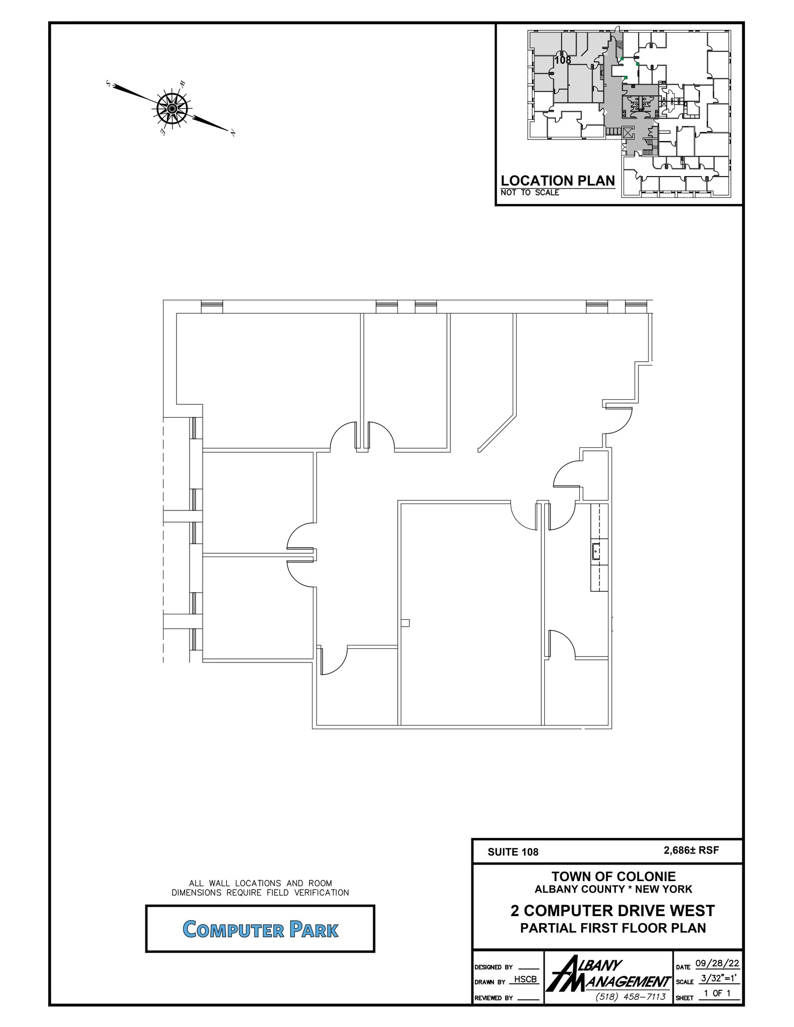 2 Computer Dr W, Albany, NY à louer Plan de site– Image 1 sur 1