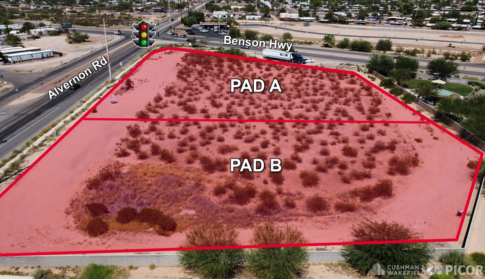 SE Benson Hwy & Alvernon Way, Tucson, AZ à vendre - Photo de l’immeuble – Image 2 sur 5