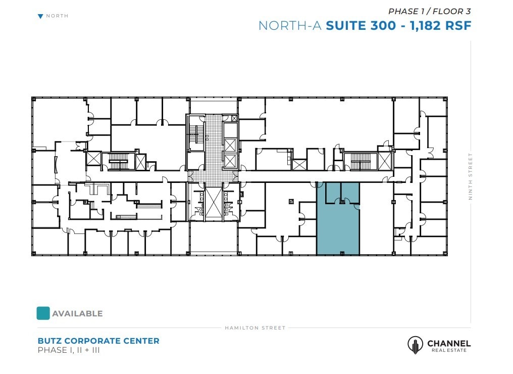 840 W Hamilton St, Allentown, PA à louer Plan d’étage– Image 1 sur 1