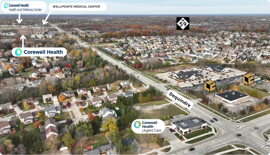 43114-43136 Dequindre Rd, Sterling Heights, MI à louer - Photo de l’immeuble – Image 3 sur 4