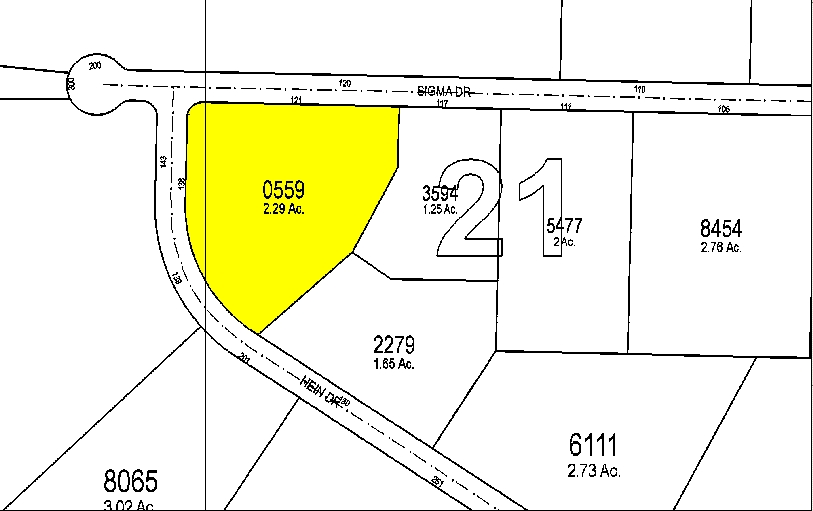 123-151 Sigma Dr, Garner, NC à louer - Plan cadastral – Image 2 sur 7