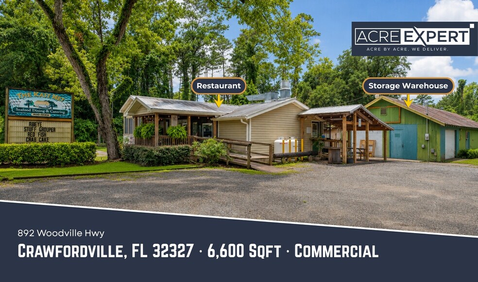 892 Woodville Hwy, Crawfordville, FL à vendre - Photo de l’immeuble – Image 1 sur 29