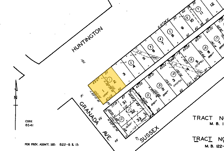 810 Huntington Dr, San Marino, CA à louer - Plan cadastral – Image 2 sur 9