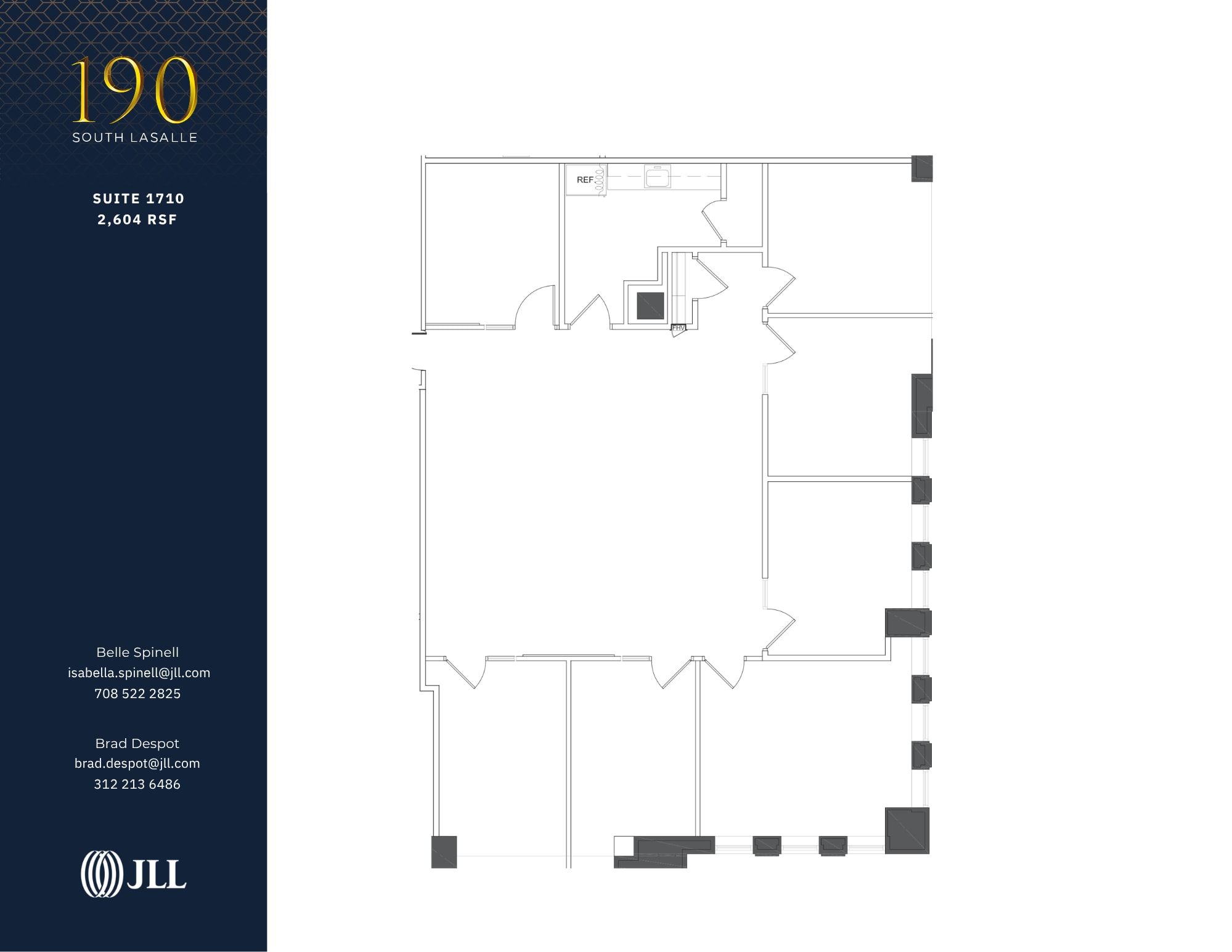 190 S La Salle St, Chicago, IL à louer Plan d’étage– Image 1 sur 1