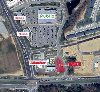 Plus de détails pour Cosby Village Outparcel, Chesterfield, VA - Terrain à louer