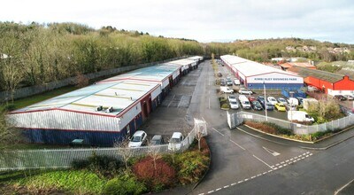 Kimberley Way, Rugeley, STS - Vue aérienne  vue de carte