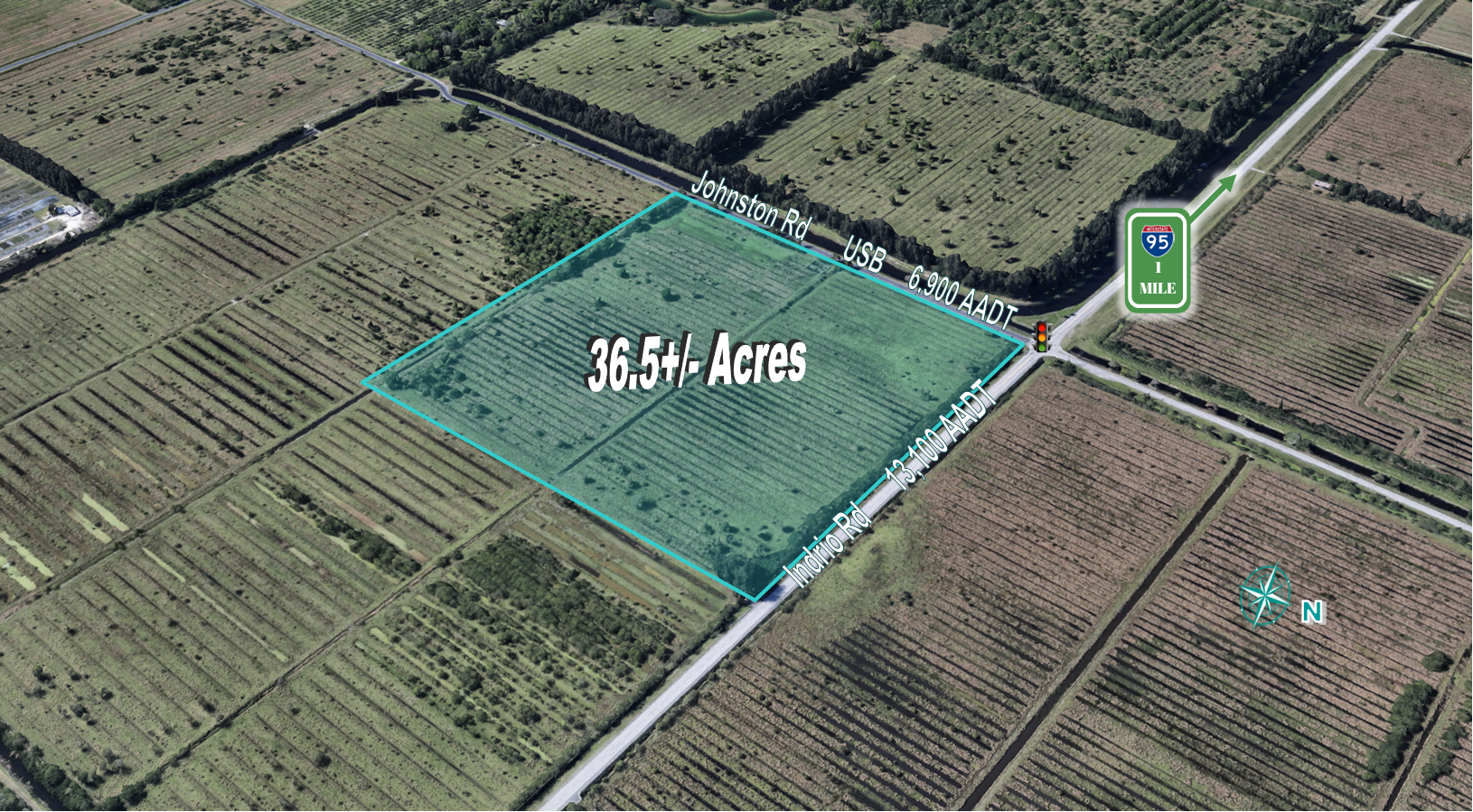 36.6+/- Ac. Available in, Fort Pierce, FL à vendre Photo principale– Image 1 sur 7